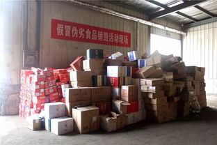 食品整治在行动 7300多公斤假劣食品被集中销毁