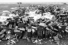 价值2000多万假烟被销毁